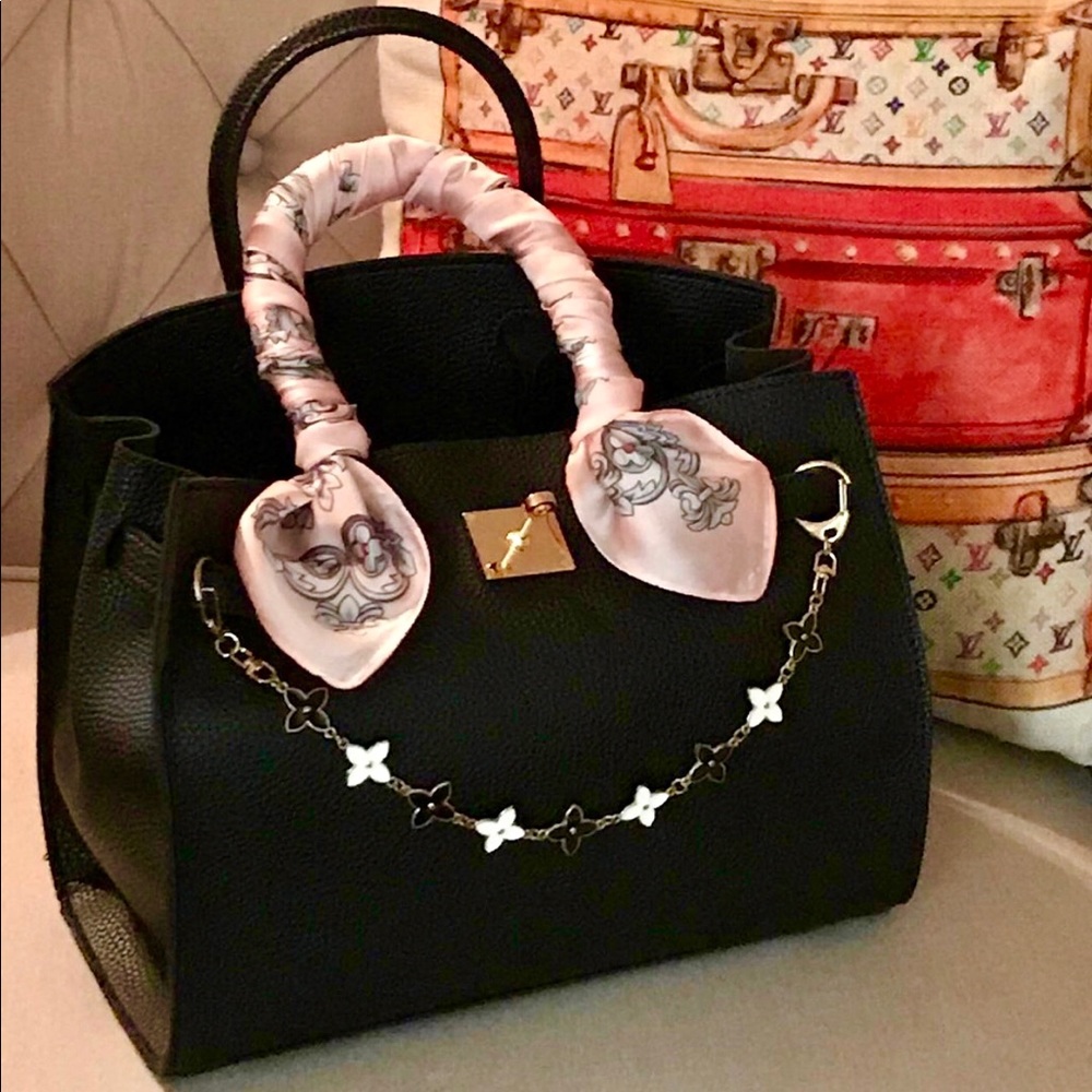 Shein Pebbled Embossed Satchel Bag